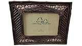 Horizontal Photo Frame with Rustic Twig and Rock Design 5x7