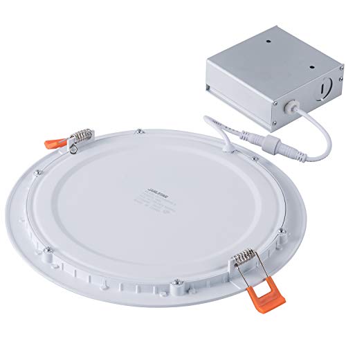 JARLSTAR 6 Pack 8 Inch UltraThin LED Recessed Ceiling Light with