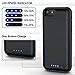 Battery Case for iPhone 7/8, Rechargeable Portable Protective Charging Case Compatible with iPhone 8/7