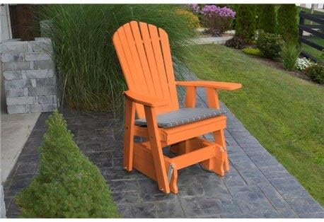 orange glider chair
