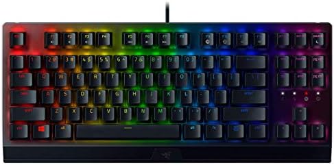 Razer Blackwidow V3 Tenkeyless Yellow Switch テンキーレス ゲーミングキーボード メカニカル イエロー軸 Chroma Rgb 耐久性に優れたアルミ製トッププレート ダブルショット Abs キーキャップ 英語 Us配列 日本正規代理店保証品 Rz03 R3m1