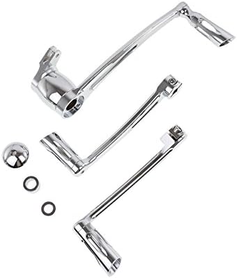 WinllyAT Motorcycle Chrome Black Deep Cut Brake Arm Kit Shift Lever W/ Shifter Pegs For Harley Touring 2008-2013 2014 2015 2016