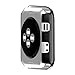 Ultra-Slim Electroplate PC Hard Case Cover Skin For Apple Watch Series 3 38mm,Tuscom (Black)