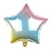 Bsstr 32 inch Large Unicorn Rainbow Number Balloon Set and 2 Star Foil Balloons 2 Unicorn Round Foil Balloons for Kids Corlorful Birthday Party Supplies, Baby Shower Decorations,Number 1