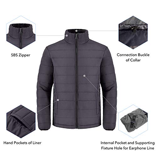 Wantdo Ski Jacket Mens Waterproof Skiing Jacket Warm Winter Snow Coats