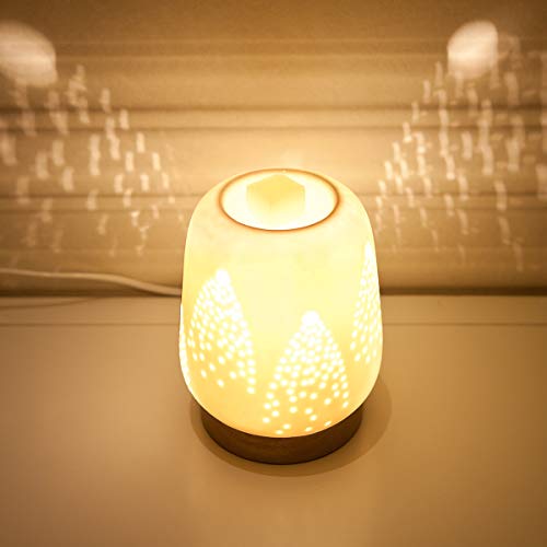 Ceramic Electric Candle Warmer Firework Essential Oil Warmer Decoration for Home Office - Thumbnail 2