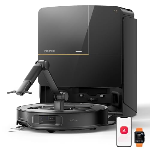 roborock Saros Z70 Saugroboter mit Wischfunktion, OmniGrip Arm, KI-gestützt