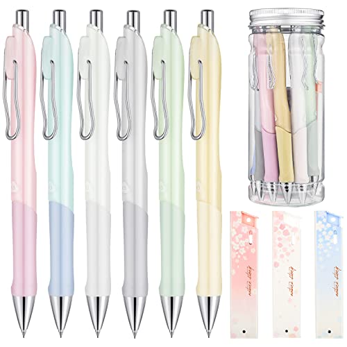 Mechanical Pencil Set 6 Pieces Refillable Drafting Pencil Automatic