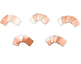 Honbay 25pcs 5 Sizes 15x15mm IC Chipset GPU CPU Thermal Heatsink Copper Pad