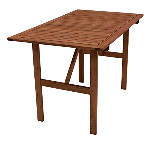 Gartentisch Brasilia 70x120cm, Eukaylptus geölt, FSC®-Zertifiziert – Bild 4