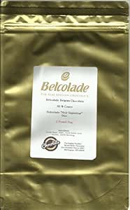 Belcolade Belgian Chocolate - Dark Bitter-Sweet Chocolate Discs, "Noir Superieur", 60.0% Cocoa, Gold Bag, 2 Pound Bag (609015561874)