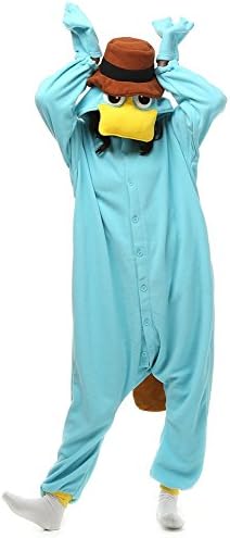 Angelstormy Animal Homewear Pajamas Halloween Costume Cosplay Onesie Platypus Small Small