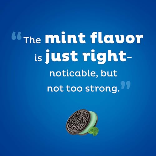 OREO MINT CREME CHOCOLATE SANDWICH COOKIES, PARTY SIZE, 24.95 OZ