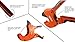 PVC Pipe Cutter | Cuts up to 2.5 Inch Diameter | One Handed Heavy Duty Ratchet Plastic Pipe and Tube Cutter Tool for PVC CPVC PEX PE PPR and more | Perfect for Plumbing and Irrigation Pipe