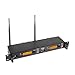 XTUGA RW2080 UHF IEM Wireless in Ear Monitor System, 2 Channel Wireless in Ear Monitor System with in Earphones 6 Bodypacks, Wireless Range 300Ft, 40 Frequencies 572MHz-599Mhz