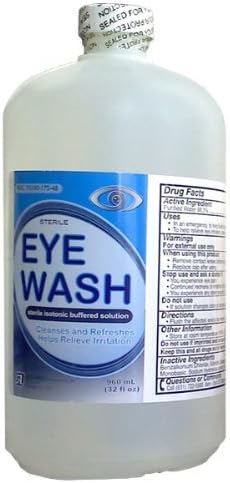 Eye Wash Solution, 32 oz. Bottle (Clearance, Expires September 2018)