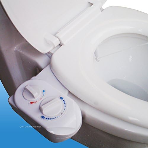 Self-Cleaning Adjustable Hot Cold Water Spray Mechanical Nozzle Bidet Toilet Seat Attatchment