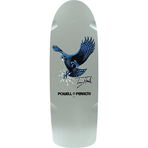 Bones Brigade Hawk Og Hawk Skateboard Deck -9.56x29.63 Silve