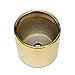 Metallic Gold, Succulent Plant Pot - 4 inch Pot Can Hold Large & Small Succulents, Cactus and Flowers - Cylindrical Modern Design - Gold for in-Style Look