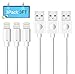 Quntis 3Pack 10FT USB Cable Certified Fast Charging Charger Compatible with Phone X 8 Plus 7 Plus 6S Plus 6 Plus 5 5S 5C SE iPod iPad Pro and More, Gray