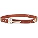Col. Littleton Leather Belt with Stainless Steel Cinch Buckle | Large/Brown