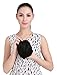 SARLA Clip on Bangs Fringe Hair Extensions Synthetic Hairpiece Hair Piece For Women Full Straight Fashion Stylish Cute Japan High Temperature Fiber(B7#Jet Black 1B)
