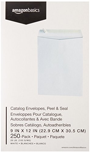 3 AmazonBasics+Catalog+Envelopes+White+250+Pack