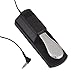 RockJam Universal Sustain Pedal for Electronic Keyboards and Digital Pianos With Polarity Switch, Anti-Slip Rubber Bottom and 5.9 ft. Cable