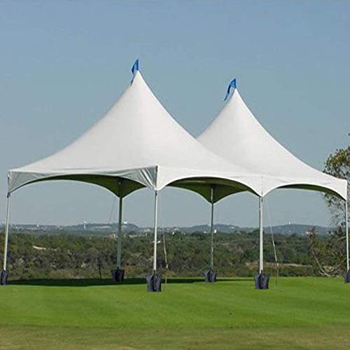 RIOGOO 4er-Pack Pavillon Sandsäcke Industriequalität Hochleistungs-Doppelgenähte Sand Tasche, Beingewichte für Pop-Up-Baldachin-Zelt Gewichtete Füße Tasche – Bild 6