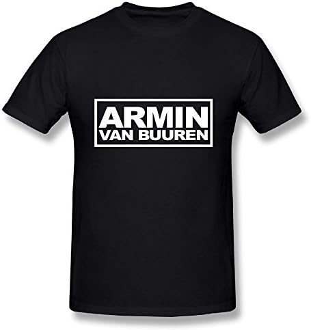 TisEEaZs Men's Armin Van Buuren T Shirt - Cool T Shirts Black
