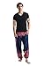 Harem Pants Unisex Geometric Mandala Harem Pants for Men & Women in Blue