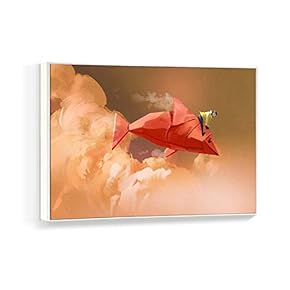 Framed Canvas Wall Art for Living Room, Bedroom Fantasy Idea Paintings Canvas Prints for Home Decoration Ready to Hanging - 16x24 inches