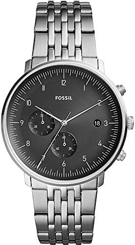Fossil Chase Timer Analog Black Dial Men's Watch-FS5489