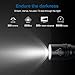 Zanflare F2 LED Flashlight, IP68 Water-Resistant, Tactical Cree Torch Light, 4 Light Modes Low/Medium/High/Strobe for Camping, Cycling, Emergency, Neutral White 4500-5000K