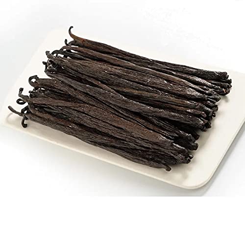 Madagascar Vanilla Beans 10 Count 67" Grade B for Baking Cooking And
