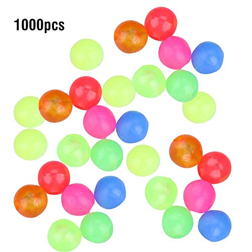 Huairdum Fish Bait,1000pcs/Box Plastic Round Beads Fishing Tackle Lures Tools Accessory for Outdoor Fishing Accessory for Lightweight to Carry