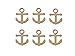 Artistic Craft Supply Anchor Cut Outs Unfinished Wood Mini Anchors 2.5