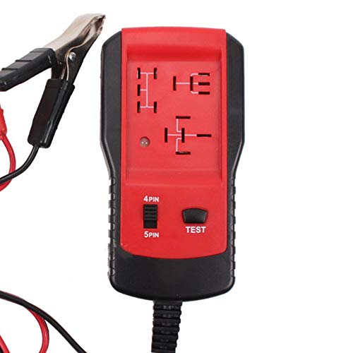 Universal 12V Car Relay Tester Checker Diagnostic Tool with Alligator Clips