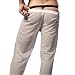 Men's Sexy Loose See Through Gauze Pants (L) White