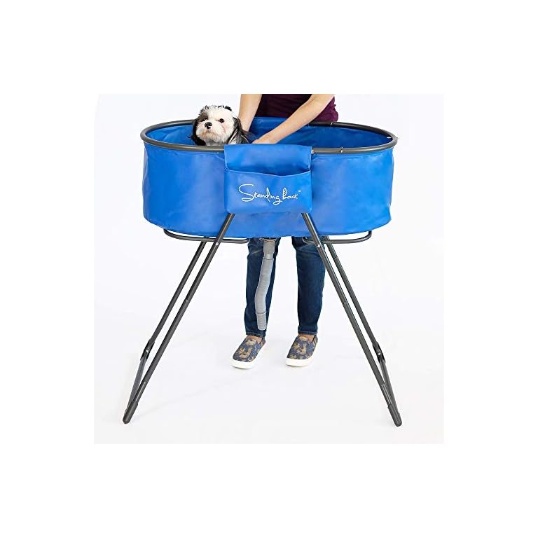Standing Boat Foldable Pet Dog Bathing Tub Washing Station for Bathing