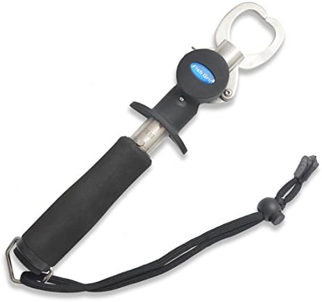 WQQW fish Lip gripper Stainless Steel with Scale and Tape,9.4 inch,15kg/33lbs