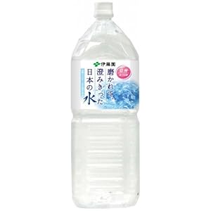 伊藤園 磨かれて、澄みきった日本の水(信州)2L×6本