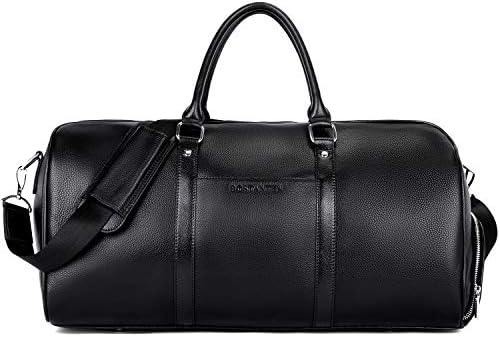 BOSTANTEN Genuine Leather Duffle Bag for Men Travel Overnight Gym Sports Luggage Duffel Bags 7 BOSTANTEN Genuine Leather Duffle Bag for Men Travel Overnight Gym Sports Luggage Duffel Bags