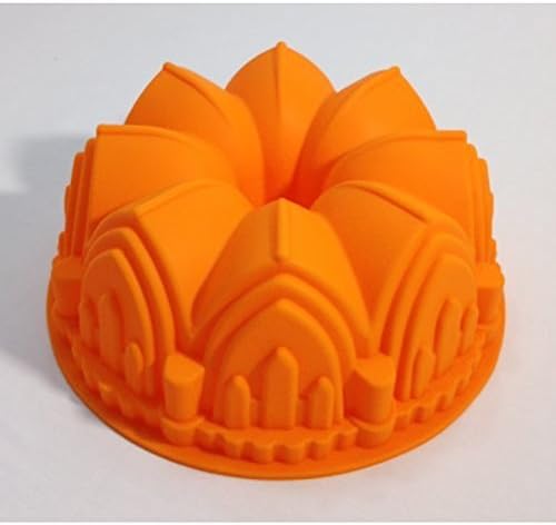 Sculpted Castle Cathedral Bundt Pan Bakeware Tasteless, Non-toxic, Anti Dust, Durable, No Penetration, Easy To Clean.