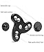 Gorilla Spinners - Upgraded Fidget Spinner Toy with High Speed Quiet Bearing in Premium Metal Gift Box, 2-5 min of Spin Time (black)