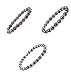 Magnetic Simulated Hematite Stone Beads Sexy Rhinestone Anklet for Women