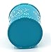 EasyPAG 2 Pcs 3-1/4 inch Dia x 3-3/4 inch High Round Desk Pen Holder Cute Butterfly Pattern Design,Dark Teal
