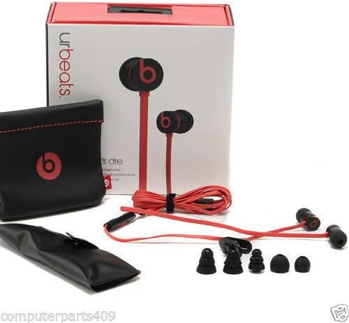 NEW SEALED (08) BLACK BEATS BY DR. DRE URBEATS W/ CONTROL TALK FOR iOS DEVICES