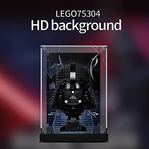 LMTIC Acrylic Display Case for Lego Darth Vader Helmet 75304
