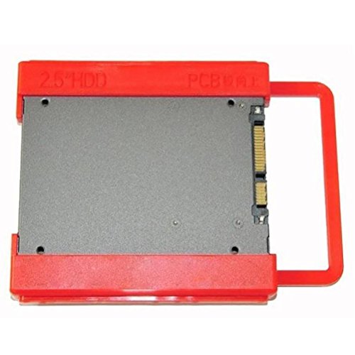 MChoice Red 2.5 to 3.5 Adapter Bracket SSD HDD Notebook Mounting Tray 1PC
